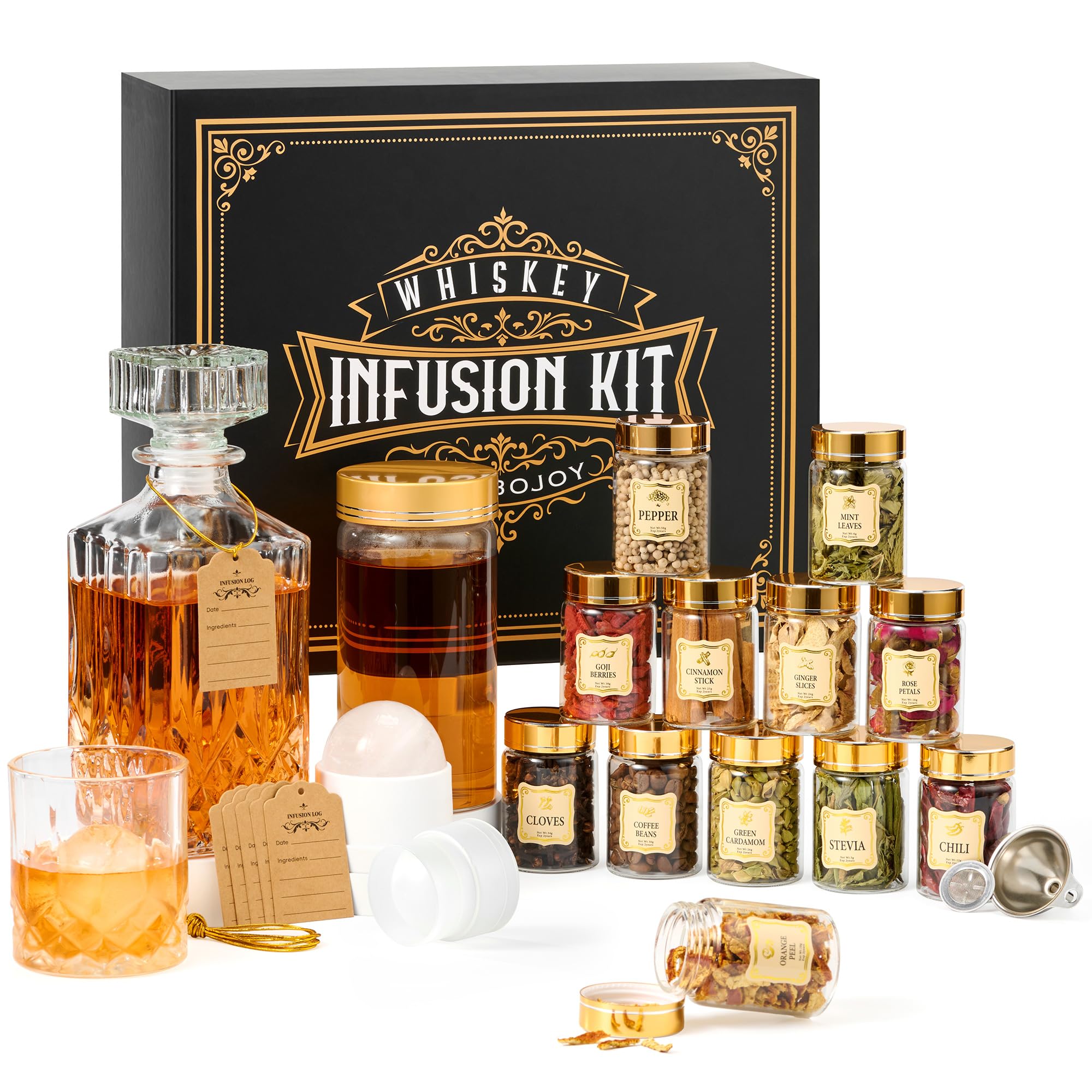 Amazon.com: ComboJoy Whiskey Infusion Kit Gifts for Men – 12
